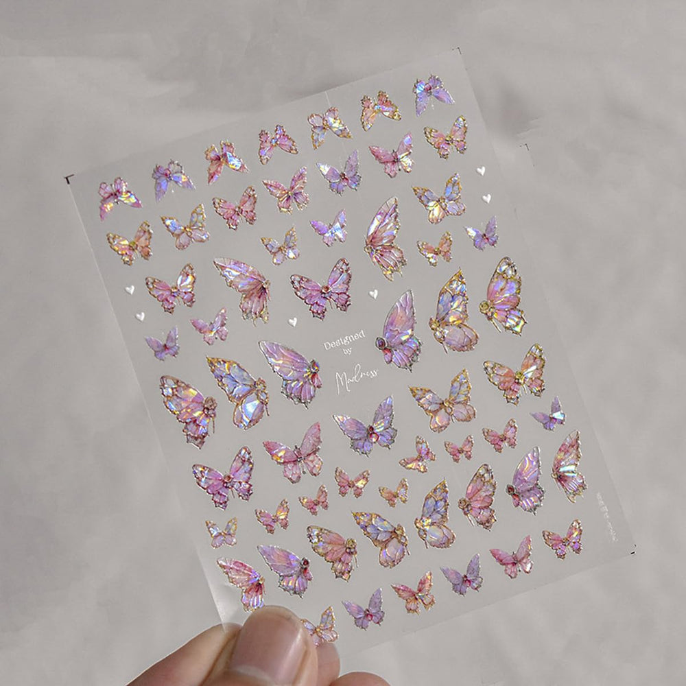 POWPOP butterfly decals offer removable patterns for flexible styling.