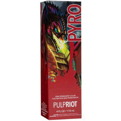 P.R. Pulp Riot Pyro direct-application on dry hair for vibrant semi-permanent color.