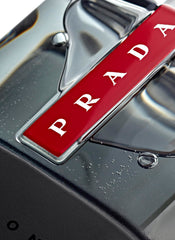 Prada Luna Rossa Carbon box packaging shows premium presentation and gifting appeal.