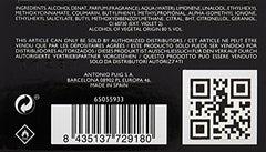 Prada Luna Rossa for Men spray nozzle, easy application for all-day freshness.