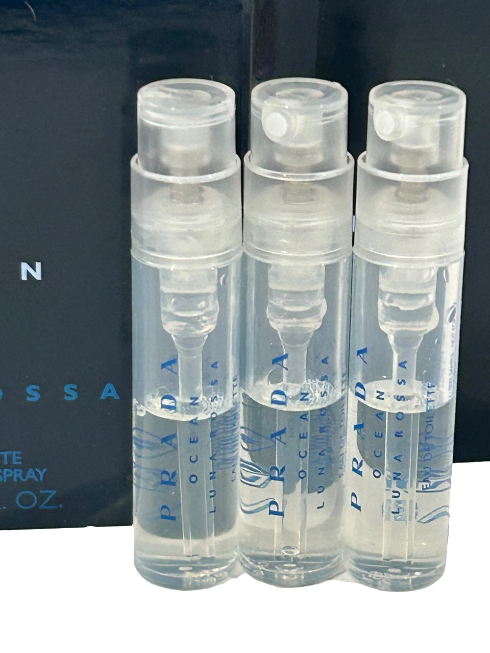 Prada OCEAN Luna Rossa travel mini pack bottle for daily use