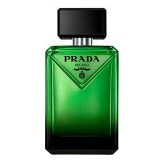 Prada Paradigme refillable spray bottle highlighting sustainable luxury design