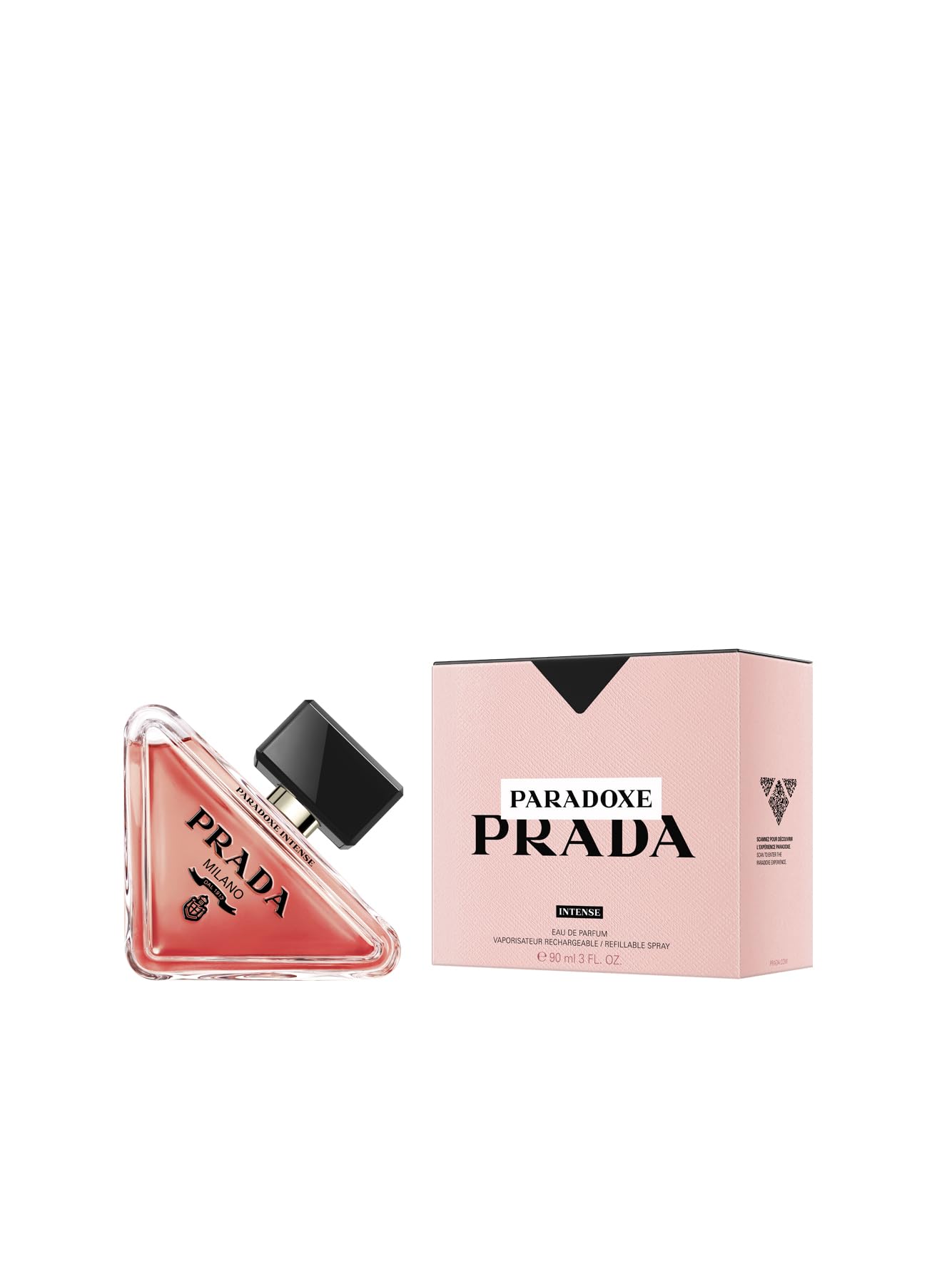Prada Paradoxe Intense refill-pack emphasizes eco-friendly packaging and reuse