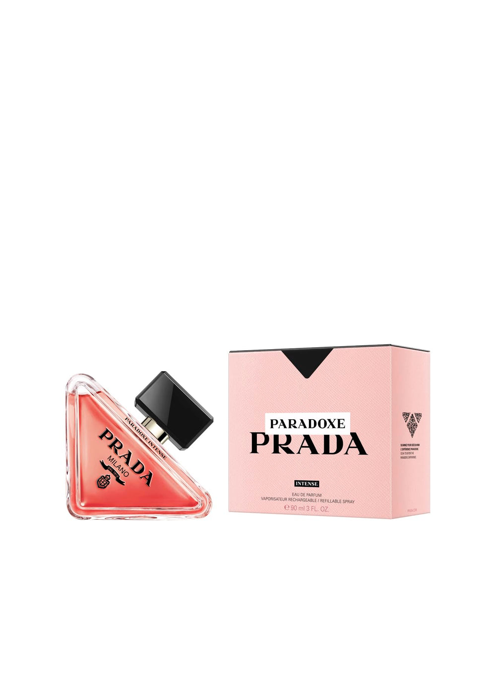 Prada Paradoxe Intense refill-pack emphasizes eco-friendly packaging and reuse