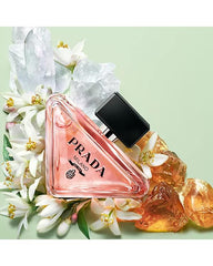 Prada Paradoxe neroli bud extraction delivering fresh floral brightness.
