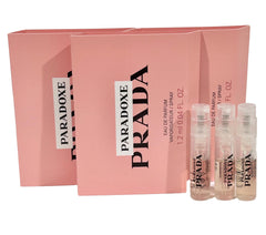 Prada PARADOXE bottle-pour: a travel-ready sample for trying the scent on-the-go.
