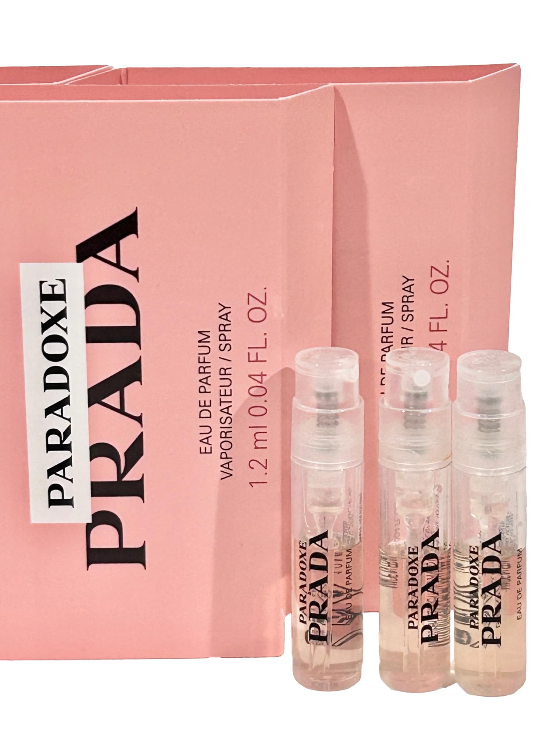 Prada PARADOXE vial-application: ideal for testing fragrance at different occasions.