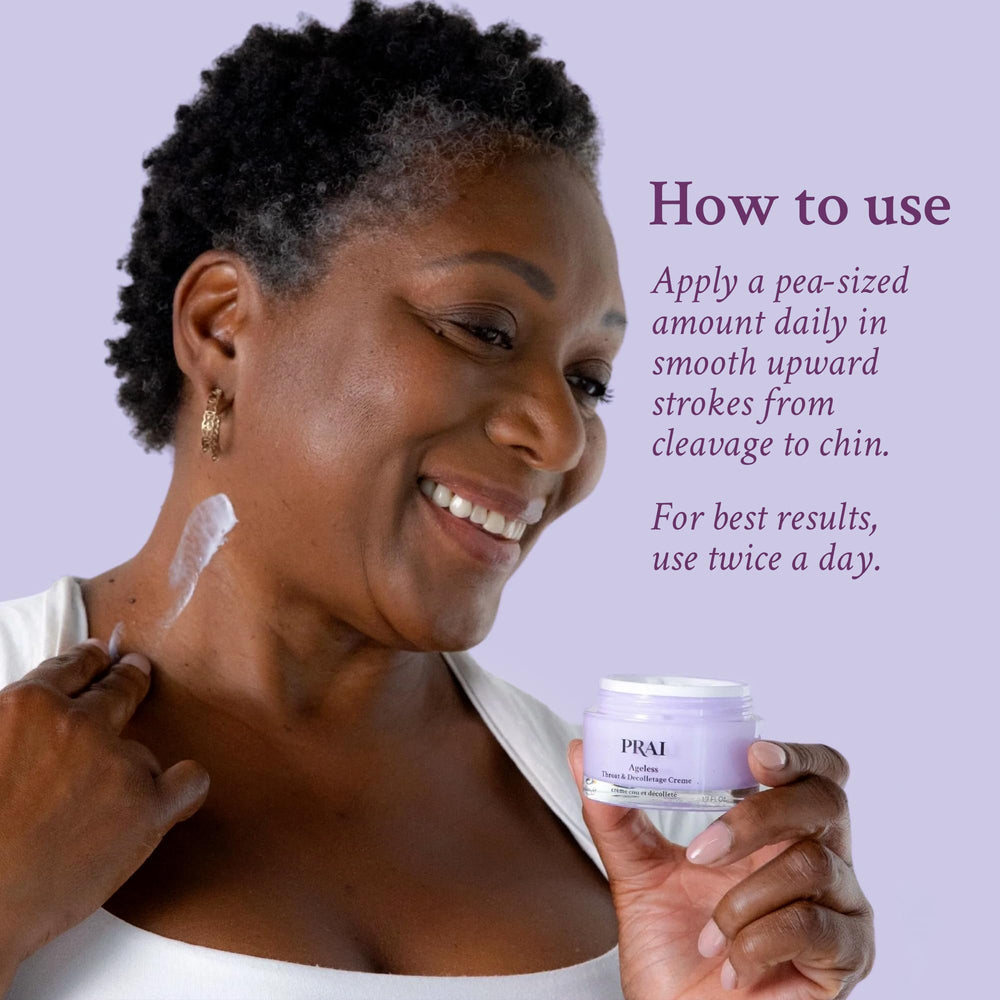 PRAI closeup of creamy texture ideal for daily routine