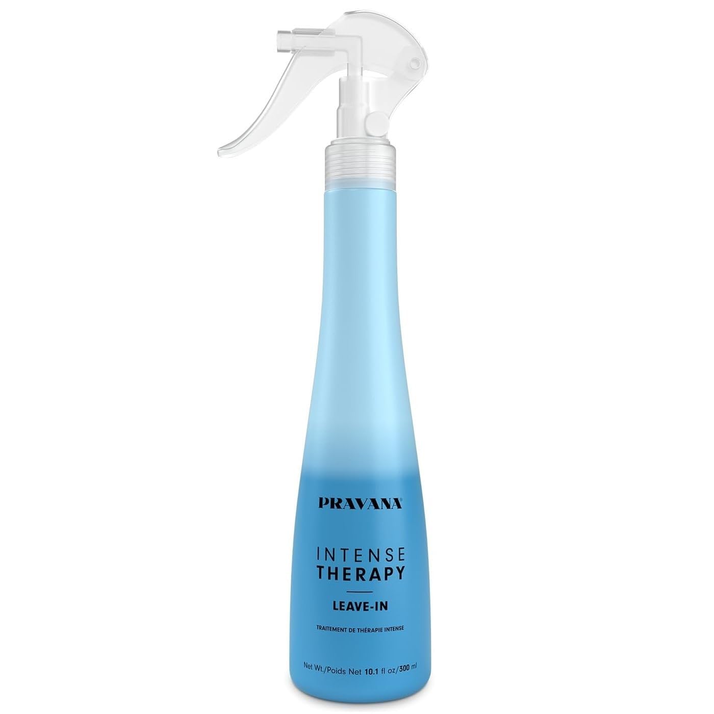 PRAVANA bottle front view shows product and clean salon-ready finish
