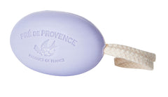 Pre de Provence luxury soap on a rope evokes French spa moments with lavender fragrance.