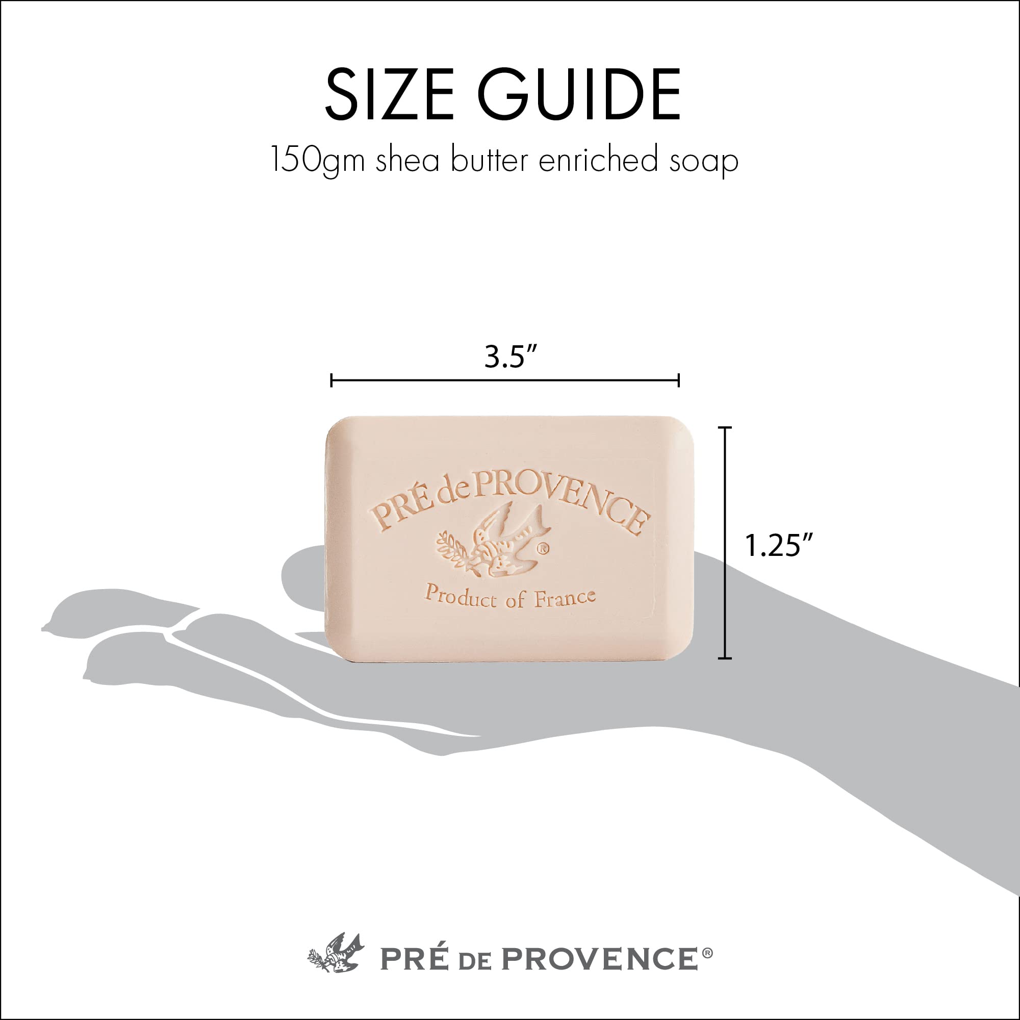 Pre de Provence Verbena soap bar bathroom ambiance; fragrant and inviting.