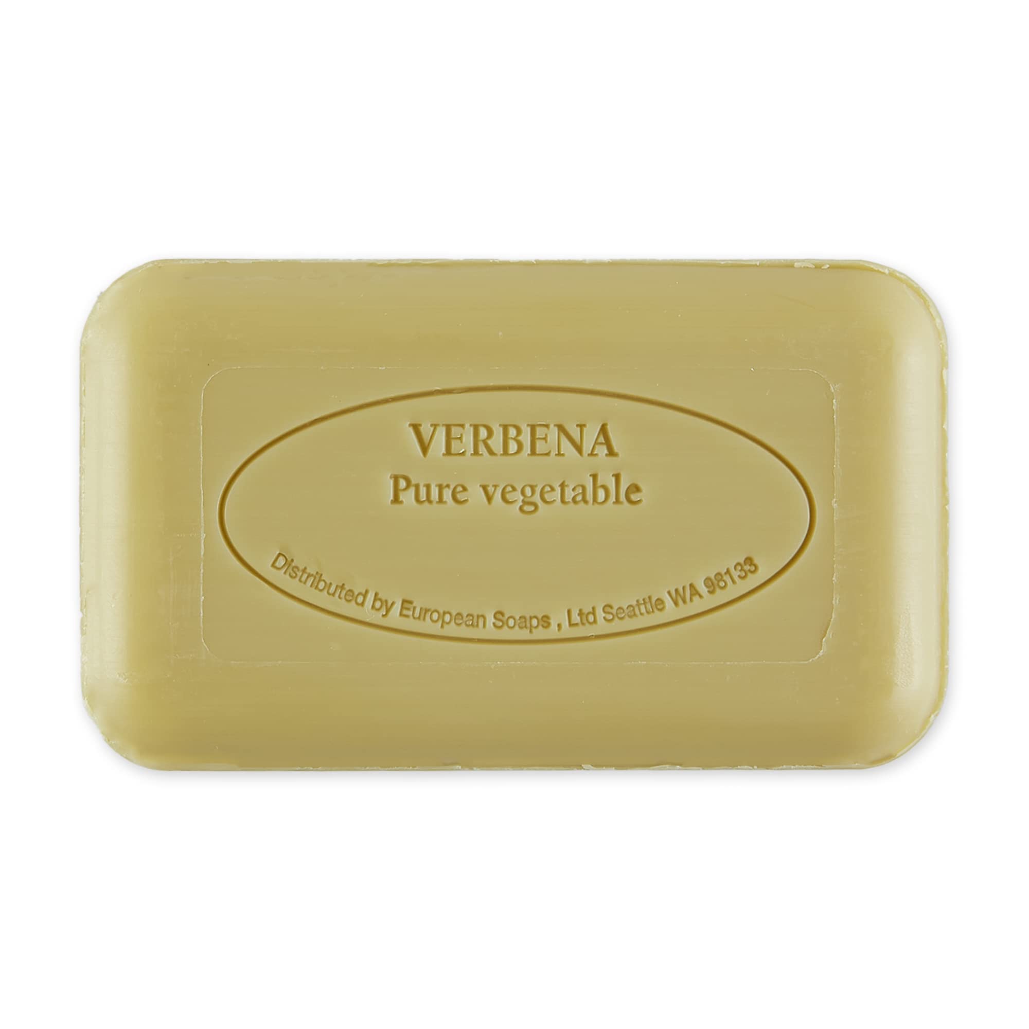 Pre de Provence Verbena soap bar with shea butter; nourishes and softens skin.