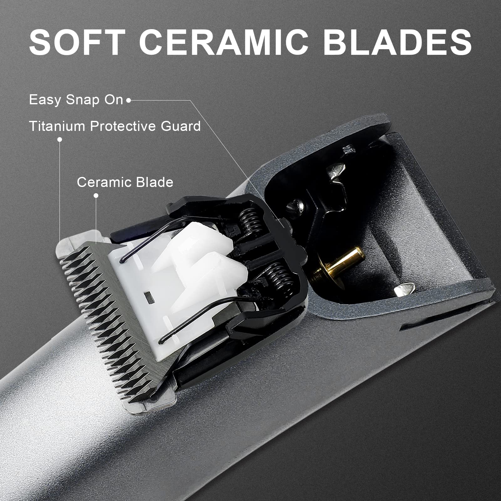 Predyee USB-C charge delivers up to 120 minutes of cordless grooming.
