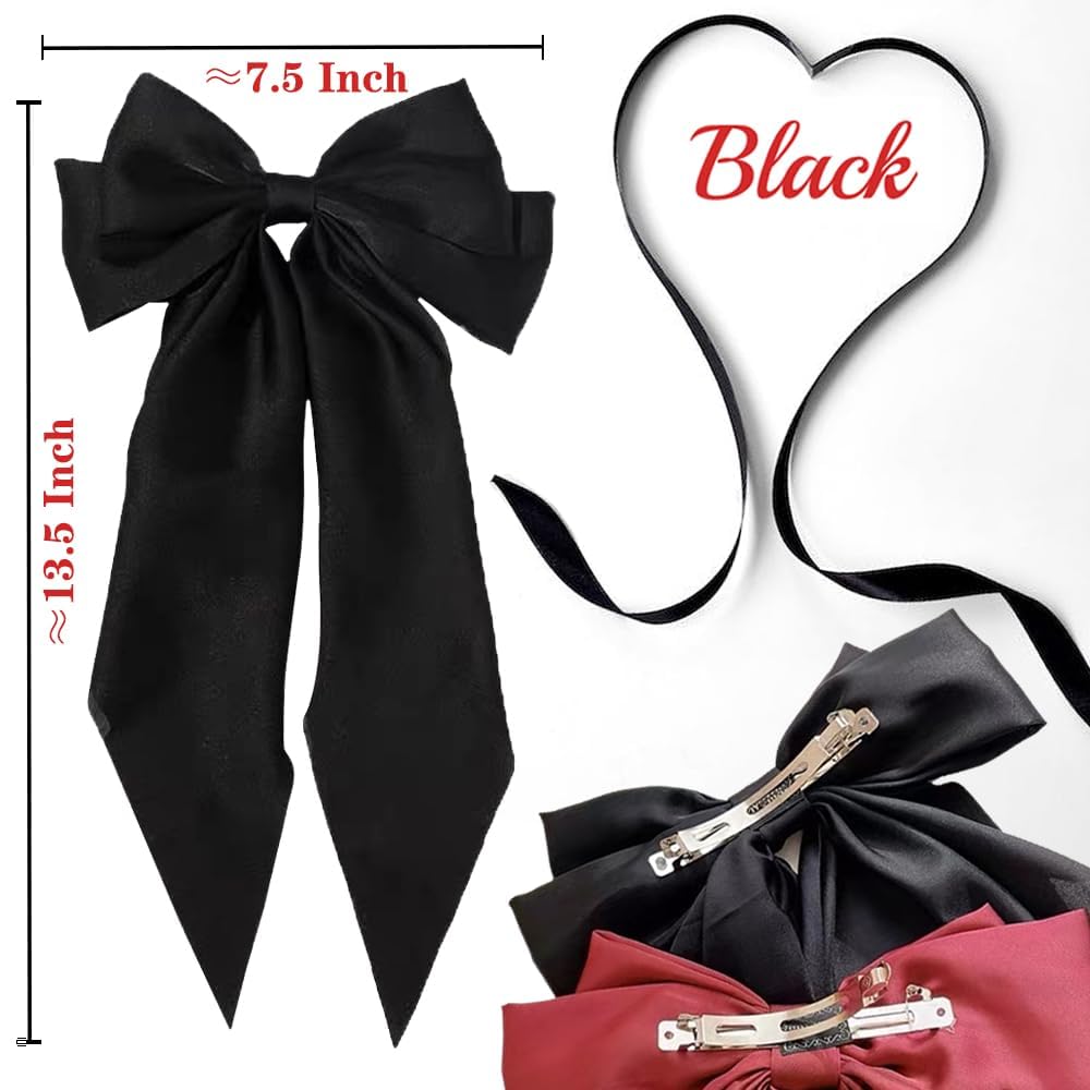 Prehot satin bow closeup shows smooth sheen and premium fabric.
