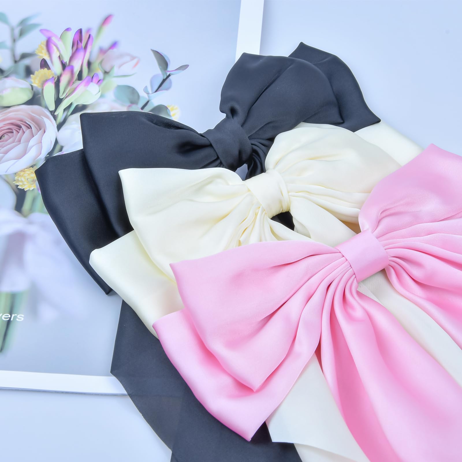 Prehot hair clip with durable steel clip for secure hold.