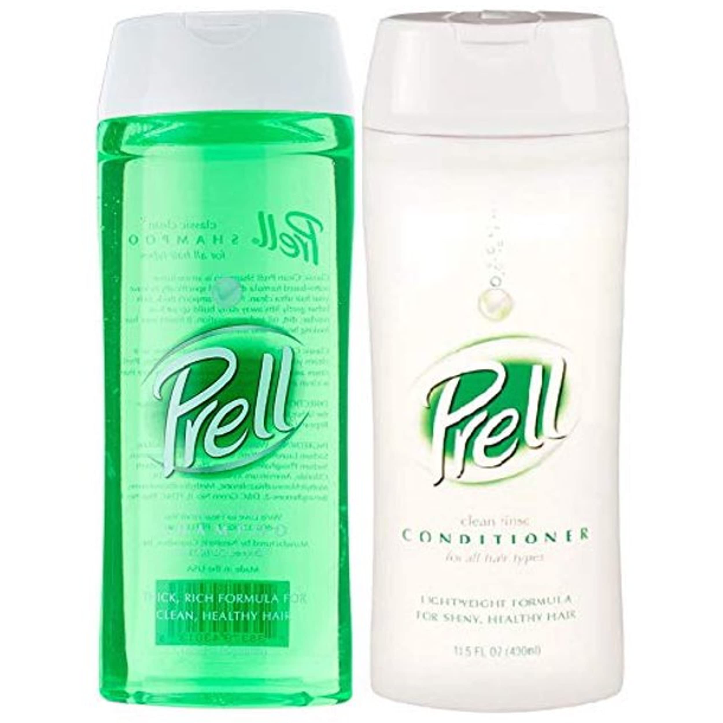 Prell bathroom-shelf display evokes a classic clean shower setup.