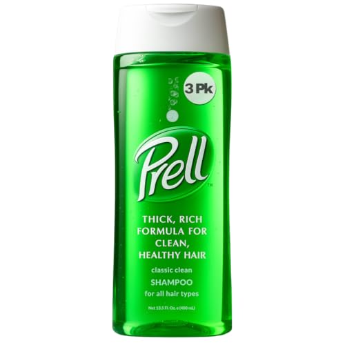 Prell Original Green Shampoo bottle-front for daily cleansing and refreshed hair.