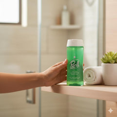 Prell Original Green Shampoo-lather-foam offers rich suds for thorough cleansing.