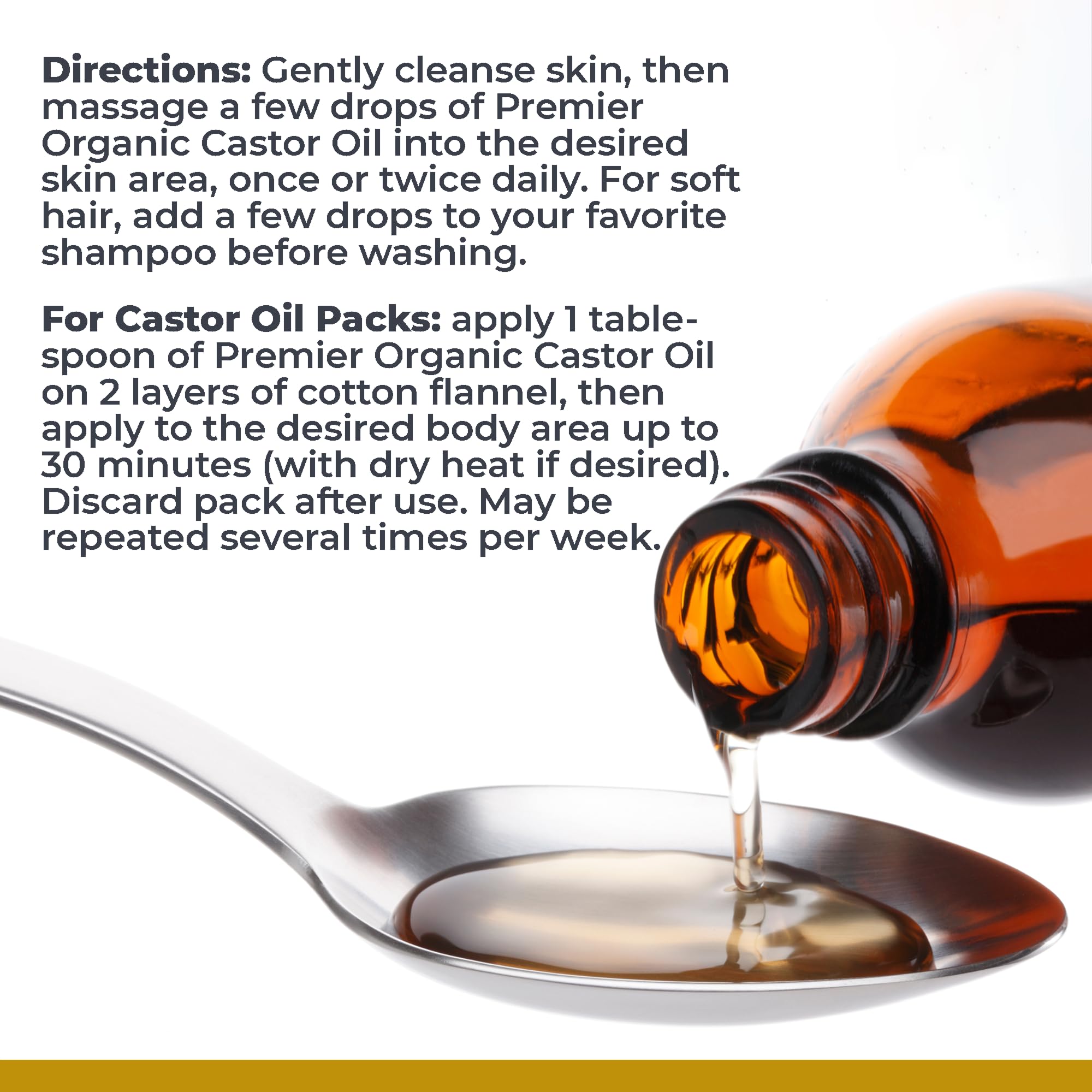 Premier Research Labs Organic Castor Oil used on eyelashes for conditioning and softness.