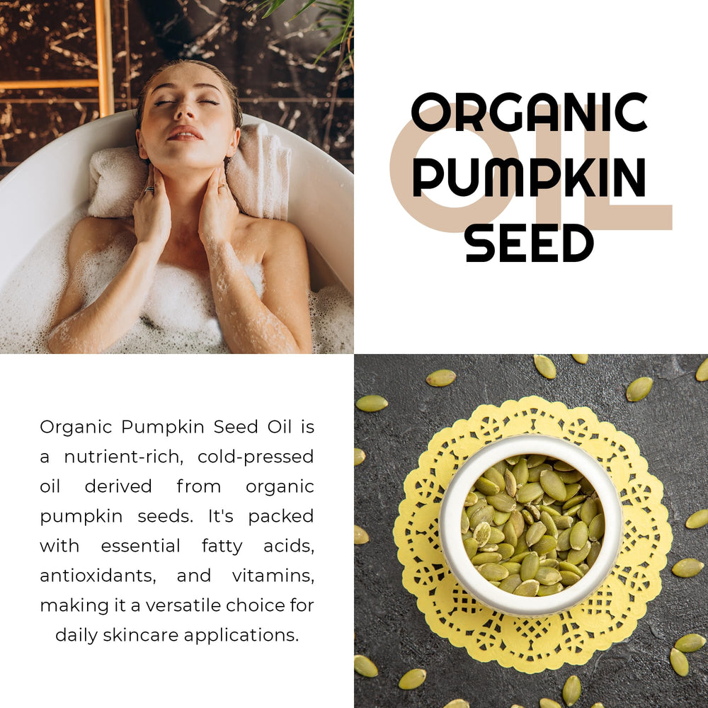 Premium Nature Pumpkin Seed Oil face application delivers gentle moisturization for soft skin