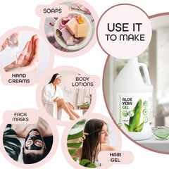 Premium Nature Pure Aloe Vera Gel body moisturizer helps soothe dry skin with lightweight absorption.