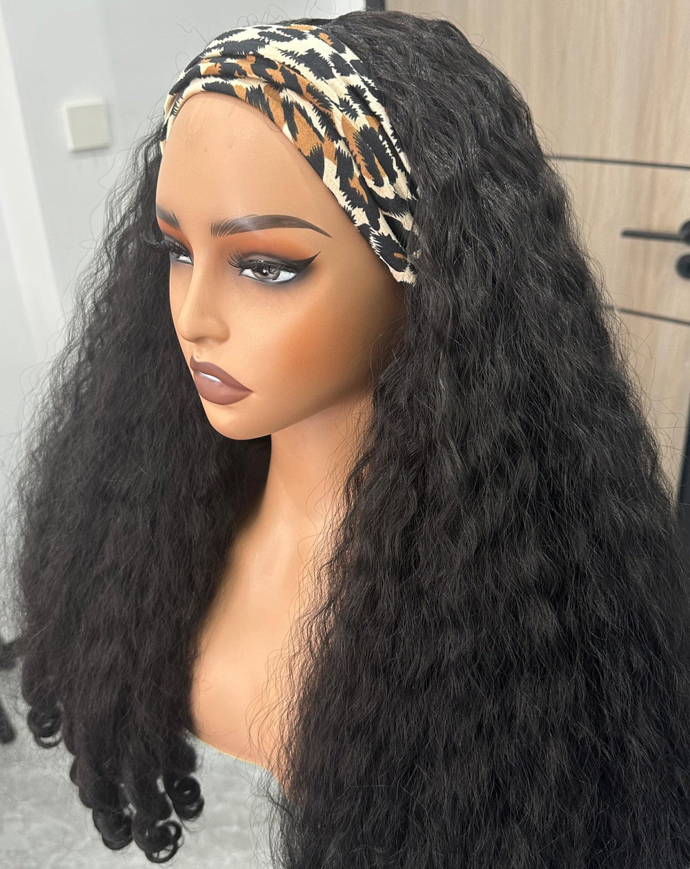Prempo Afro wig bouncy end curls showcase a distinctive finish