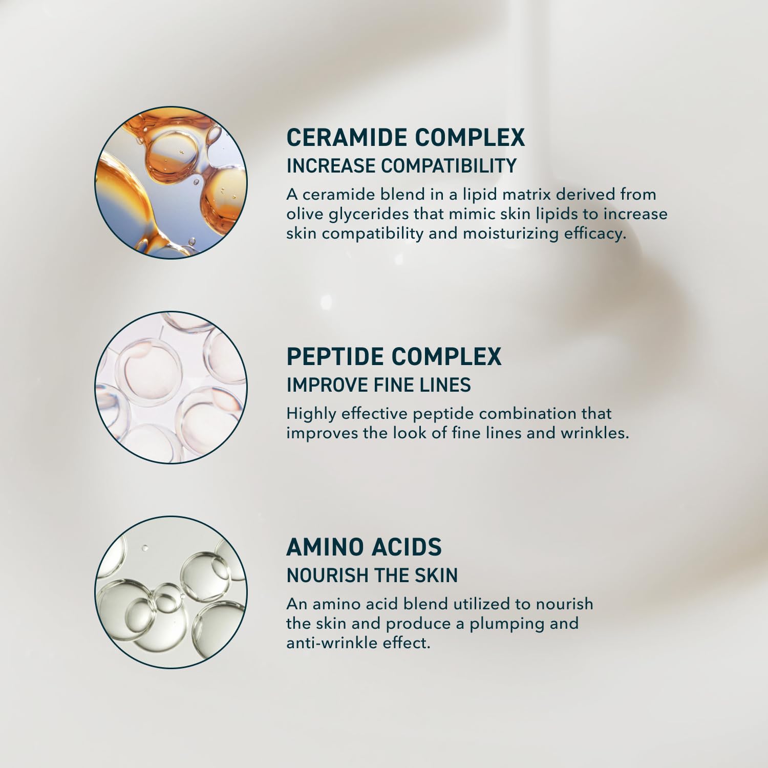 Ceramide NP close-up in Prequel Skin Half and Half highlights barrier support.