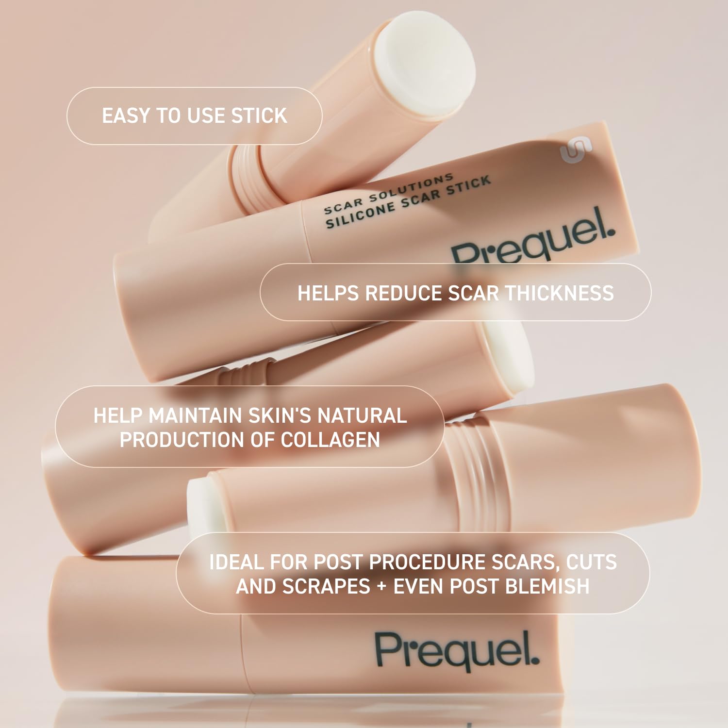Prequel Skin Scar Solutions breathable film provides lightweight everyday protection.