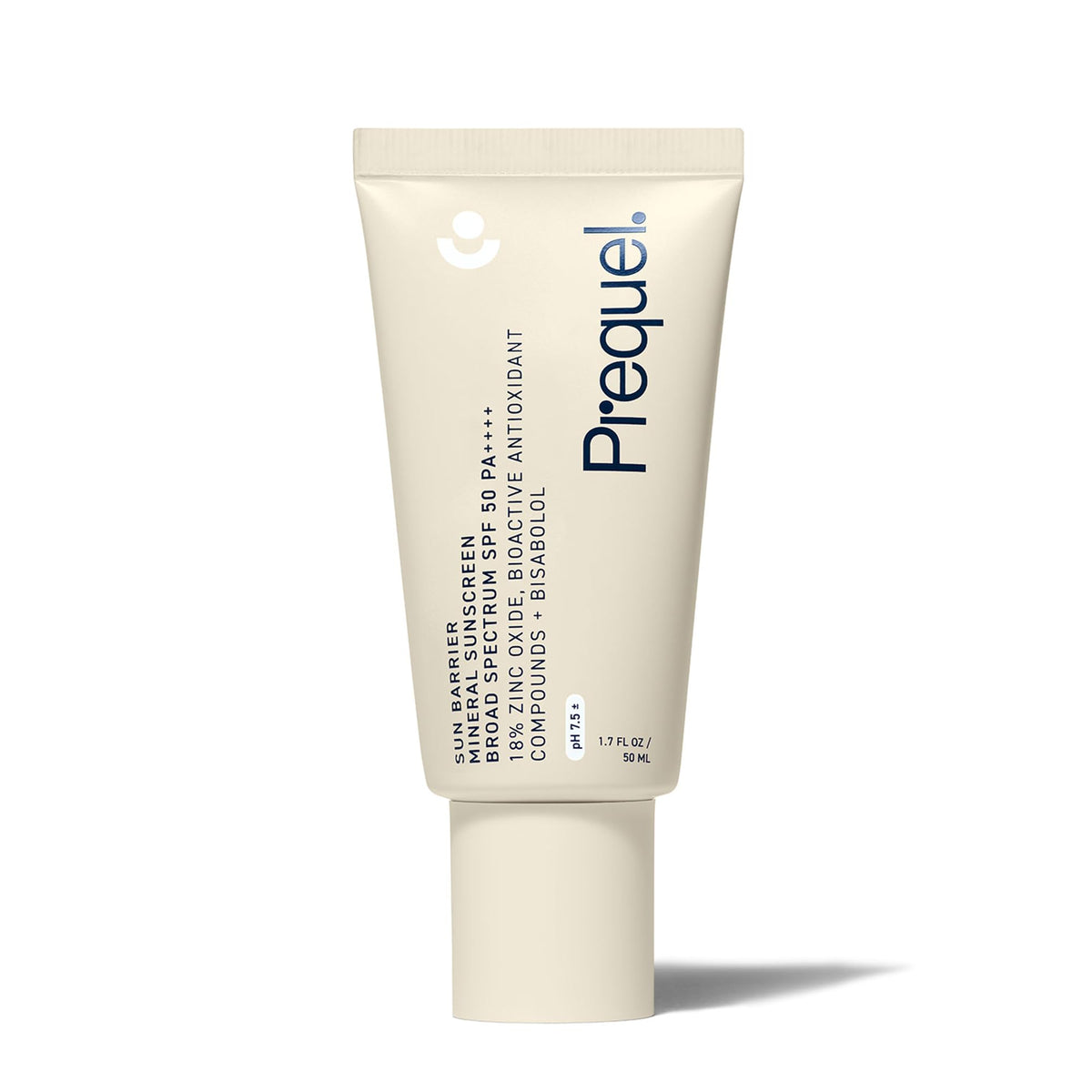 Prequel Skin Sun Barrier bottle front for on-the-go mineral protection