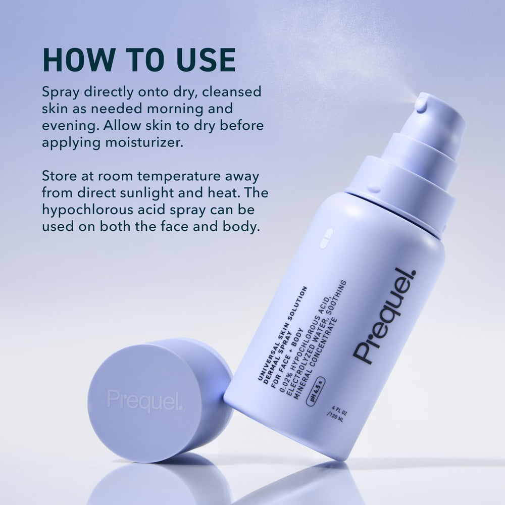 Prequel Skin Universal fragrance-free formula reduces irritation during daily use.