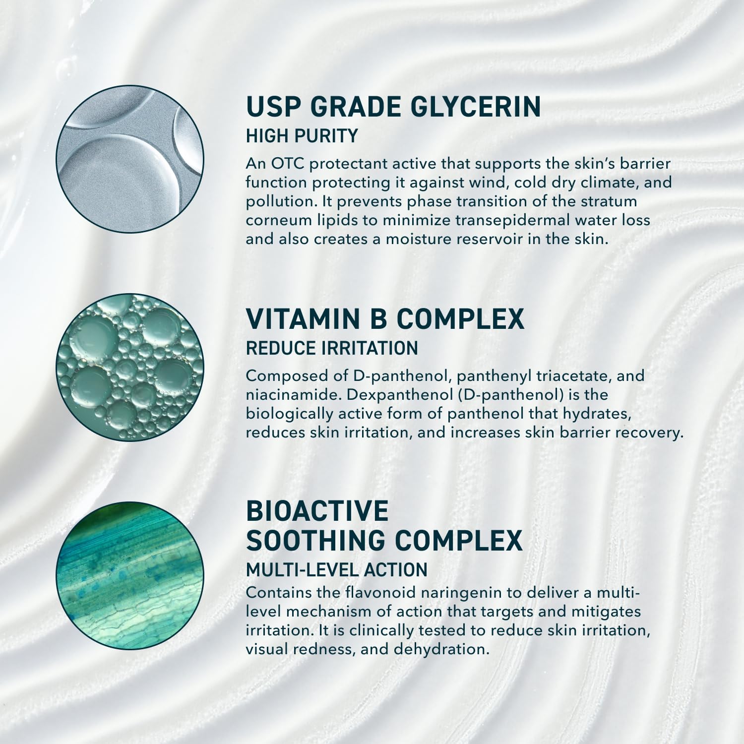 Prequel Skin Utility Gel applied to dry hands for moisture relief.
