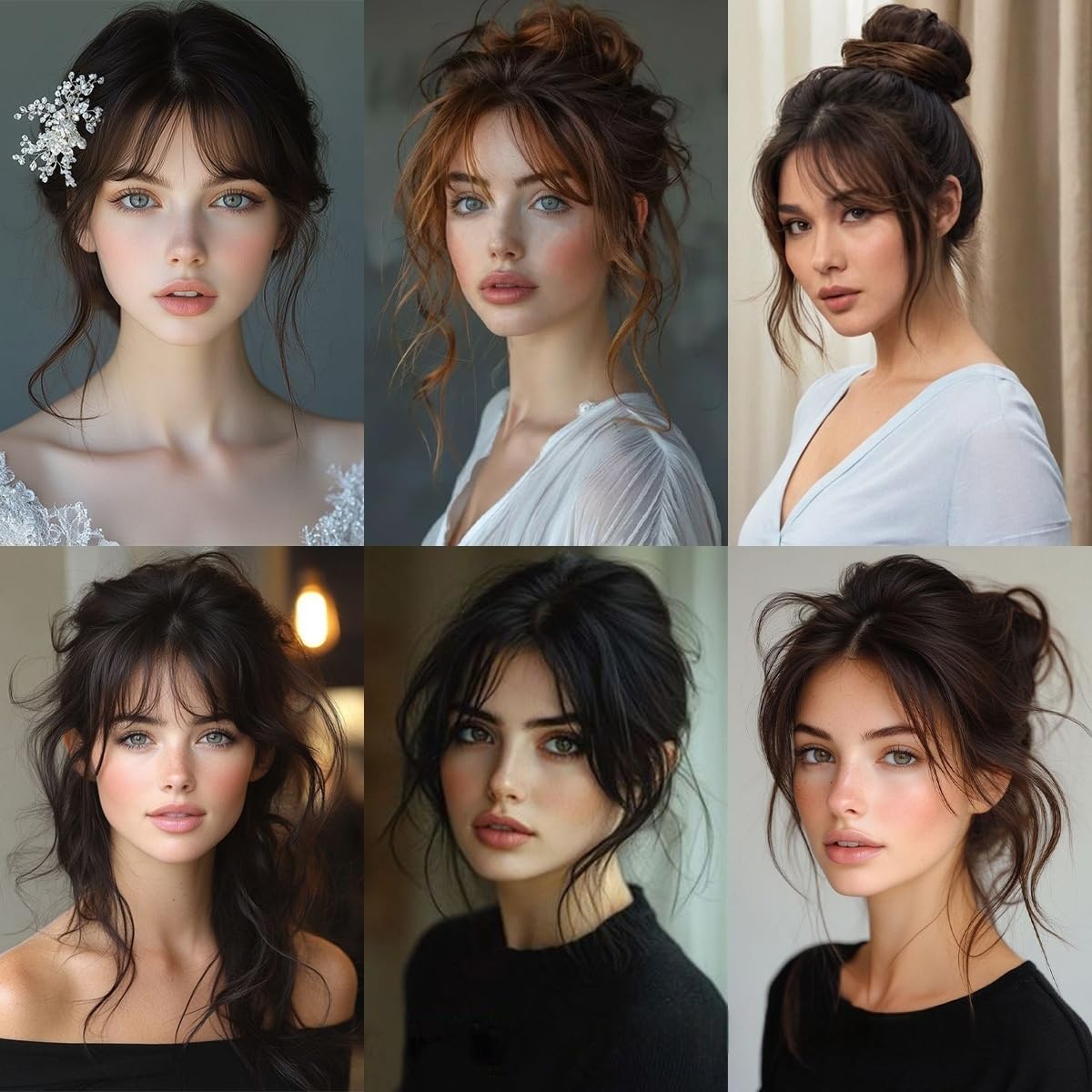 pretelytiti bangs thick volume showcases fuller look without cutting