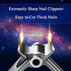 Pretty Diva Nail Clippers stainless steel blades close-up for sharp, precise cuts