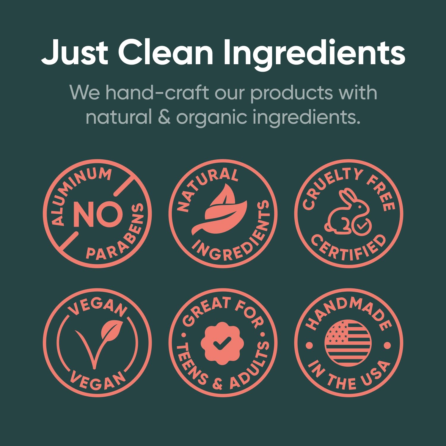 Pretty Frank cruelty-free Leaping Bunny badge signals ethical product testing.