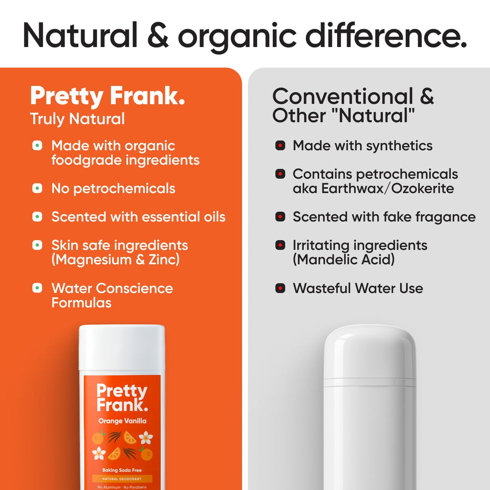 Pretty Frank organic coconut oil and shea butter formula soothes skin while protecting.