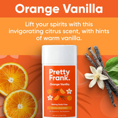 Pretty Frank sensitive-skin-friendly deodorant for comfortable wear during long days.
