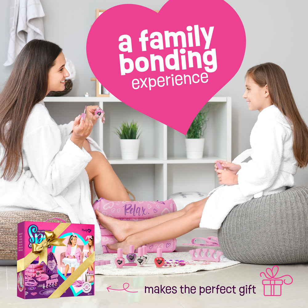 Pretty Me Spa Day Kit nail polish dryer speeds nail drying for fun.