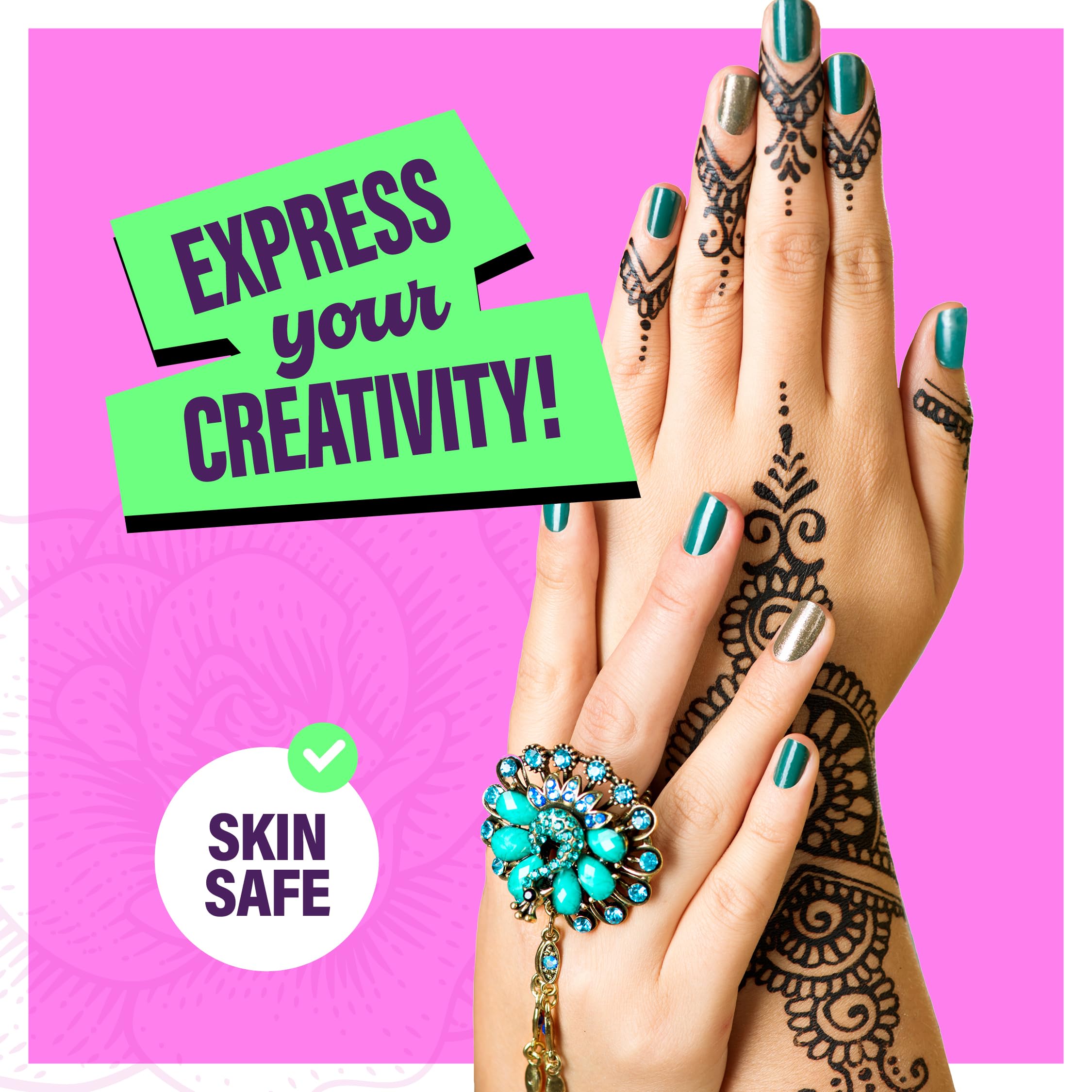 Pretty Me tattoo markers are easy to remove with soap and water after use.