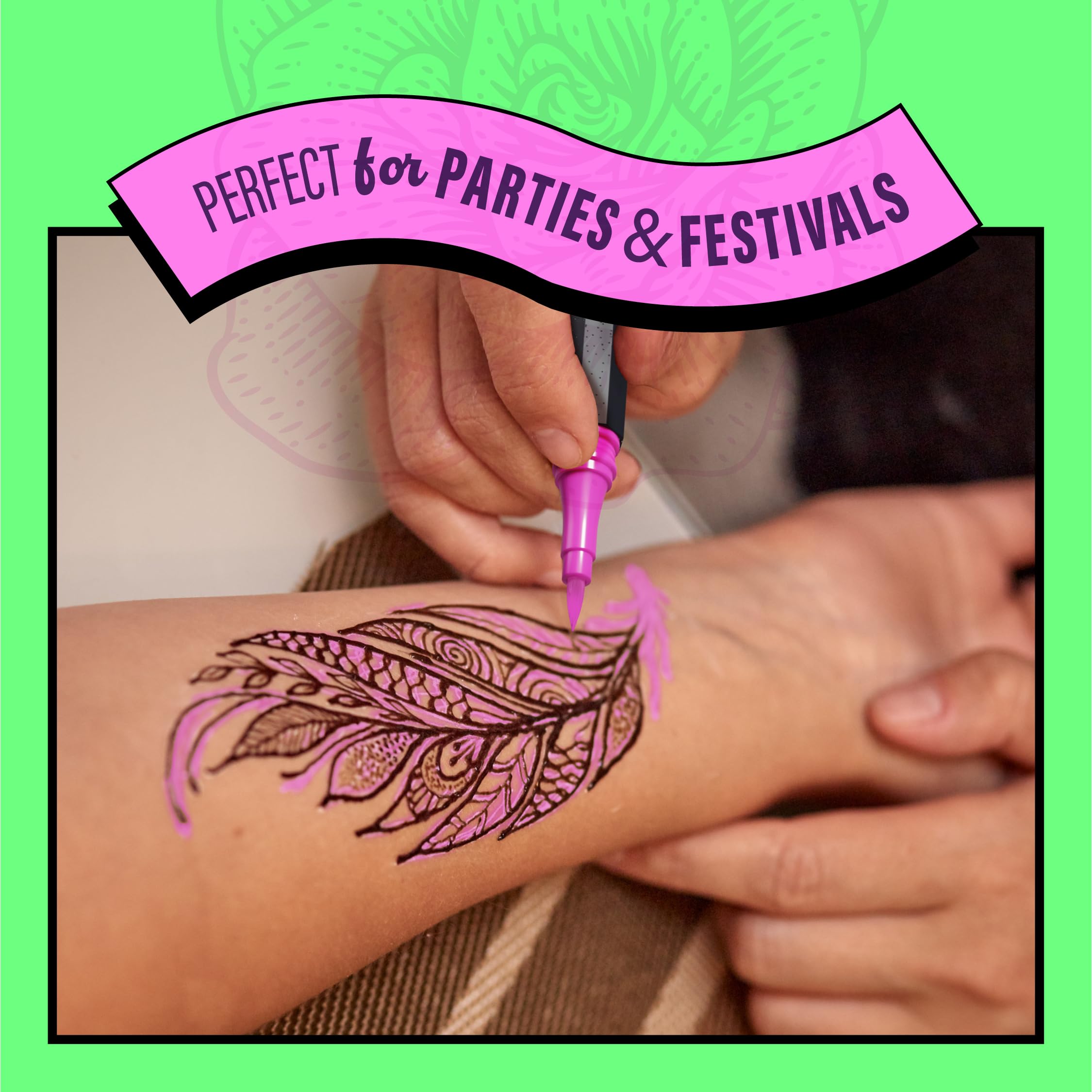 Pretty Me tattoo markers are perfect for parties and cosplay moments you want to stand out.