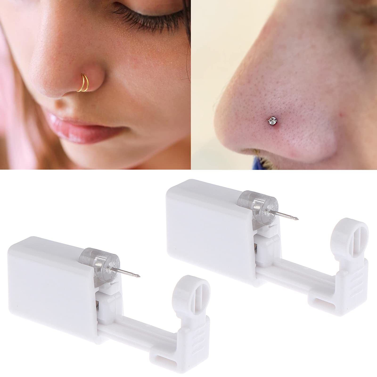 prgislew easy use piercing steps demonstrating quick at-home process.