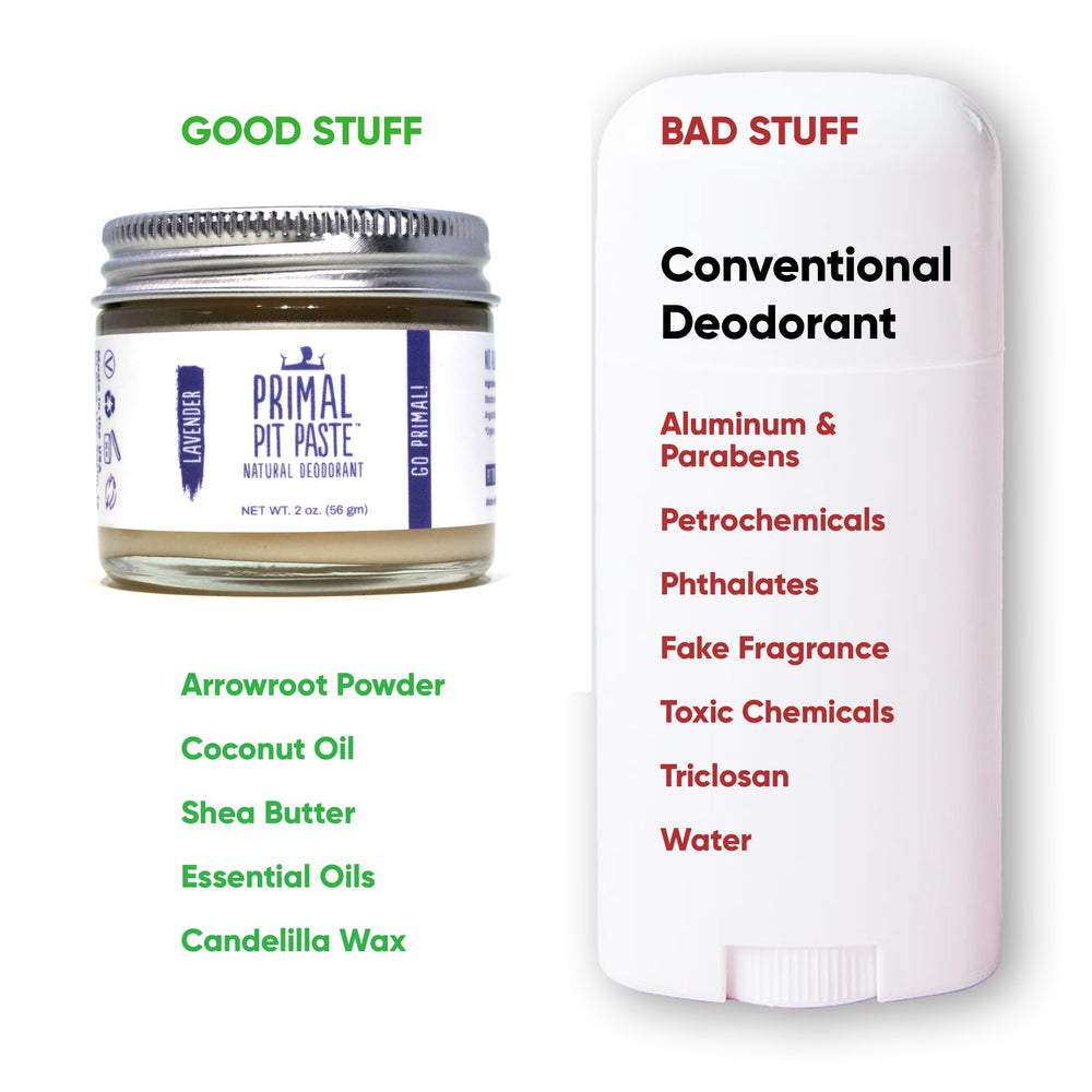 Primal Pit Paste packaging recyclable-label showcases eco-friendly, waste-conscious design.