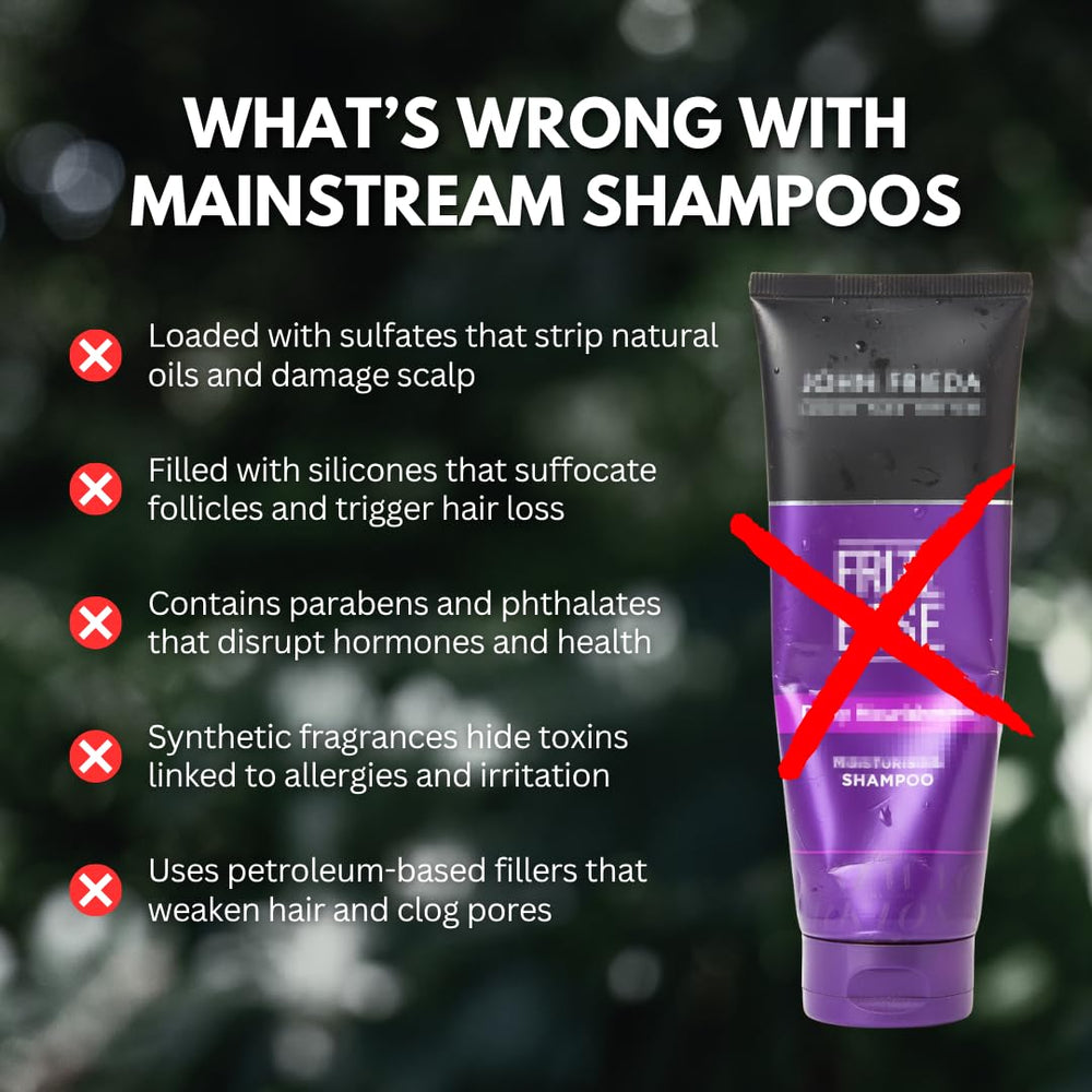 PRIMALS caffeine active ingredient visual highlights scalp-stimulating option for rooted strength.