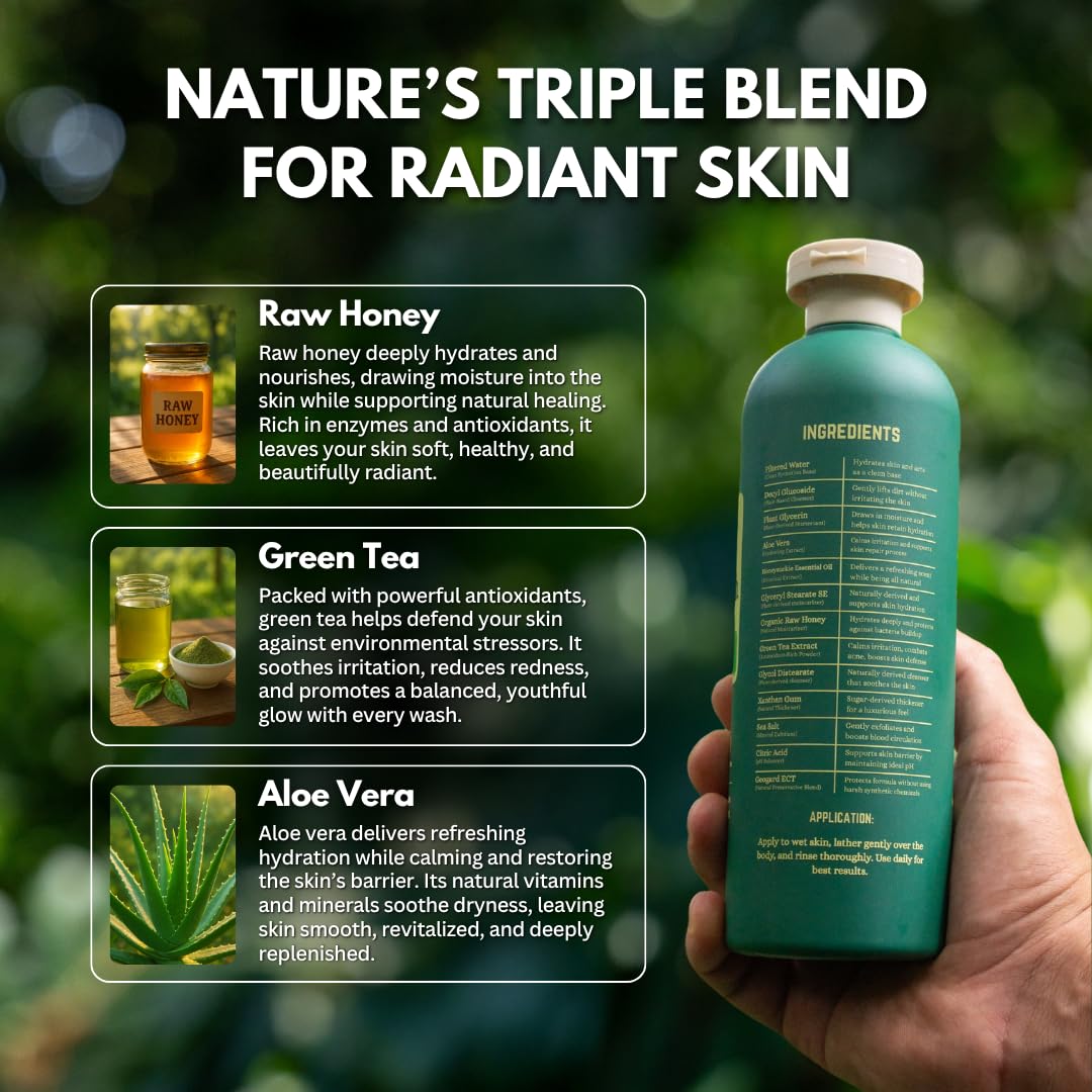 PRIMALS green tea extract closeup emphasizes antioxidant hydration and calm skin