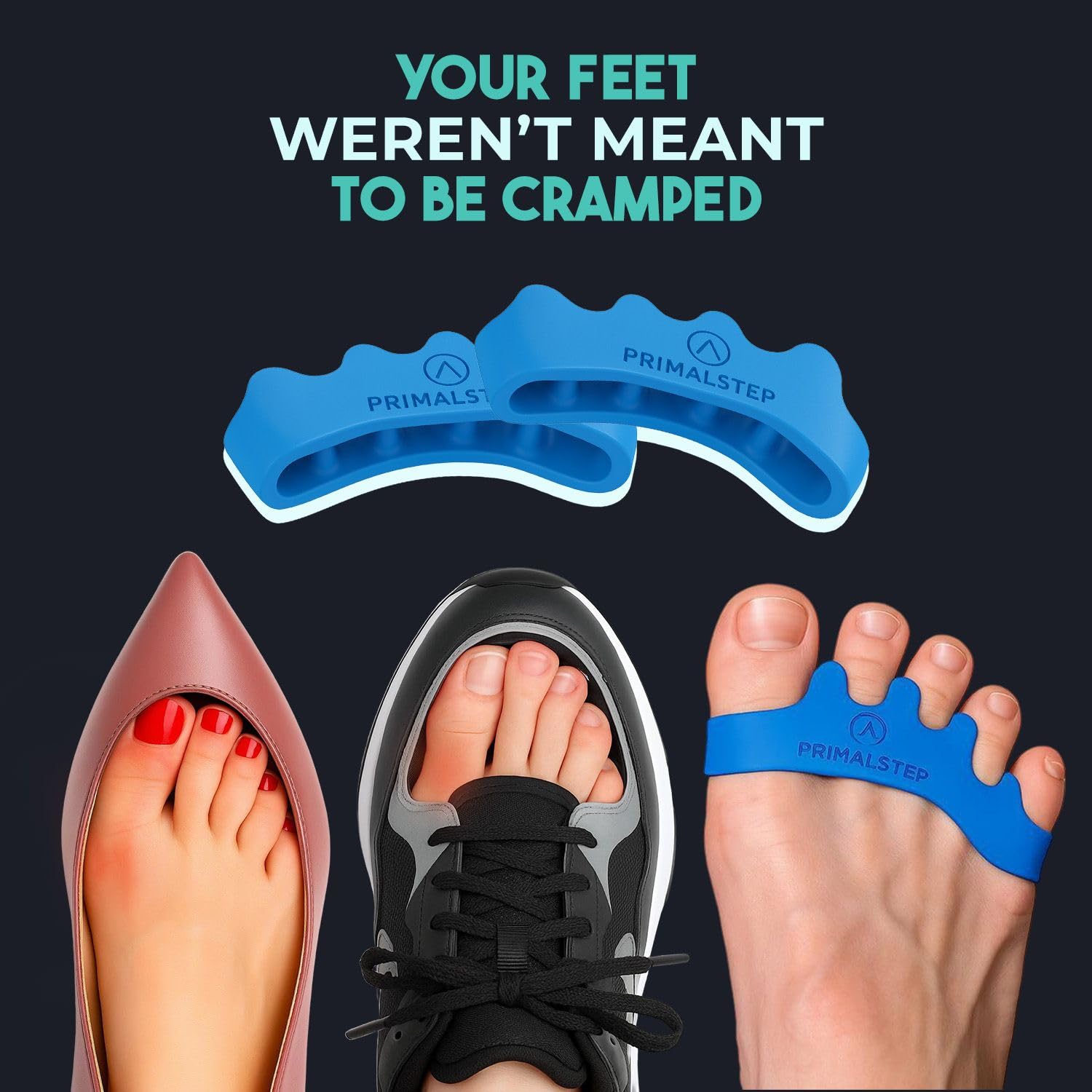 PRIMALSTEP 2.0 in athletic wear shows stability during running and movement.