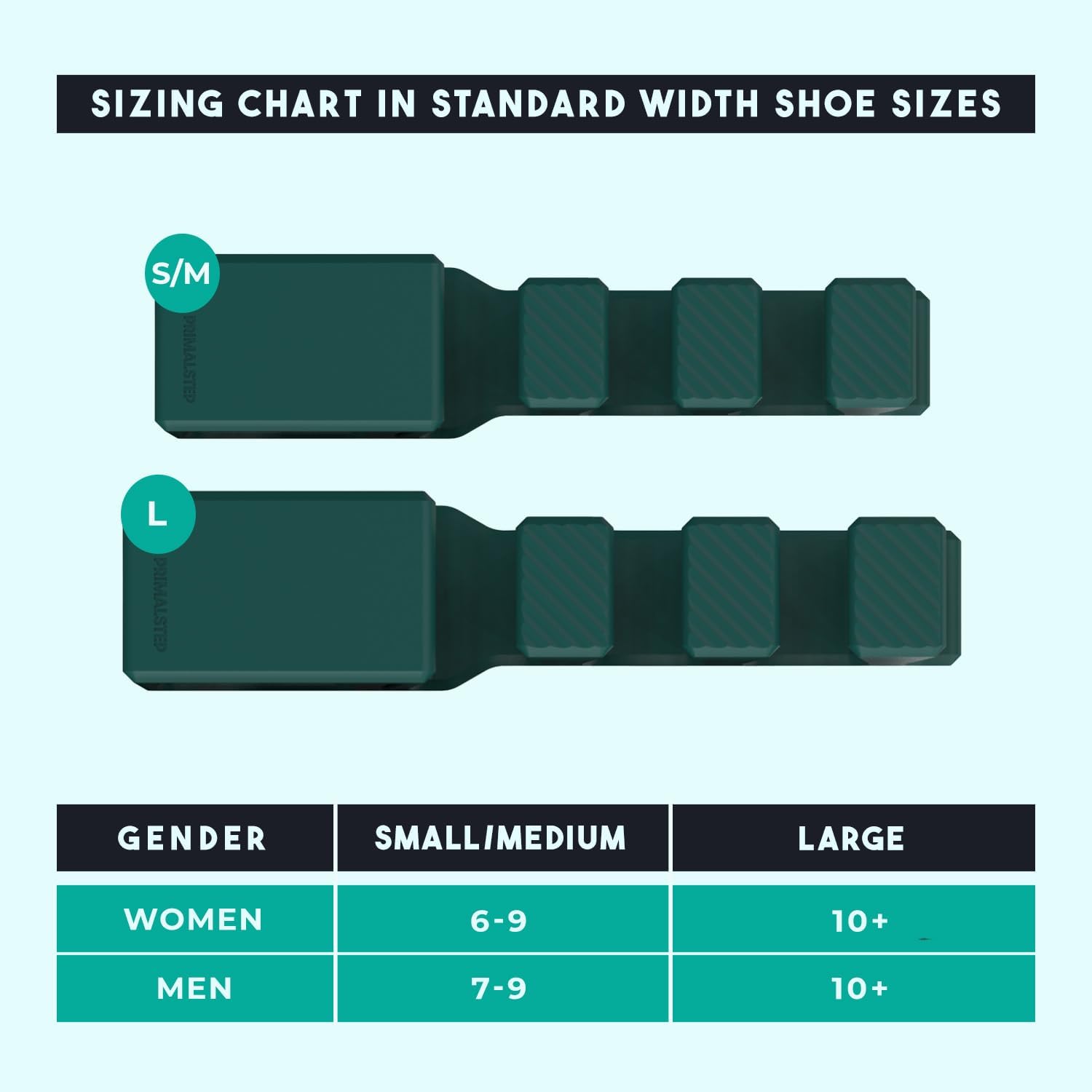 PRIMALSTEP APEX Large size offers customizable fit for broader feet