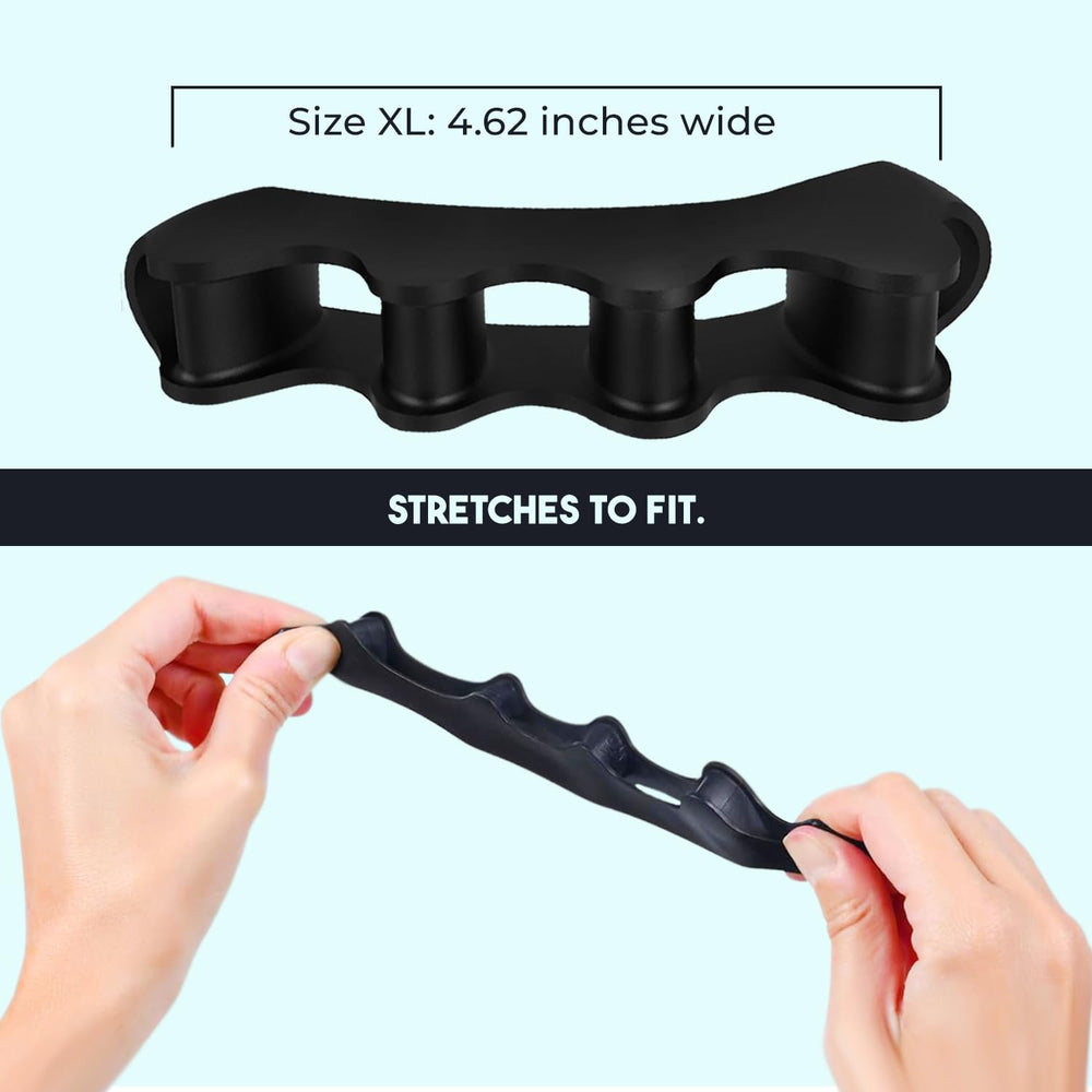 PRIMALSTEP durable thick-design toe separators offer long-lasting wear.
