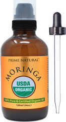 Prime Natural Moringa Oil hair application on damp strands for nourishment