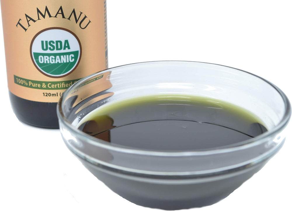 PRIME NATURAL Tamanu Oil on face demonstrates rich, soothing hydration