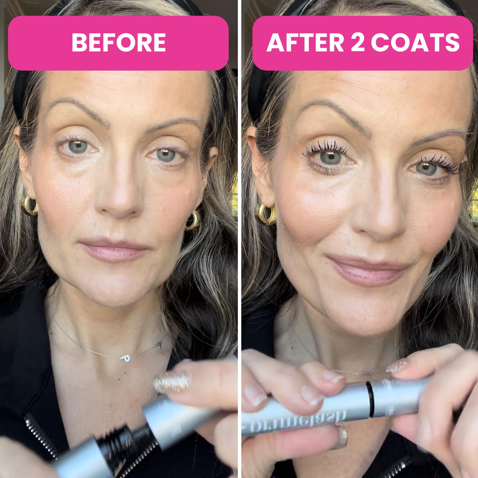 Prime Prometics PrimeLash easy-removal formula shown being gentle to lashes.