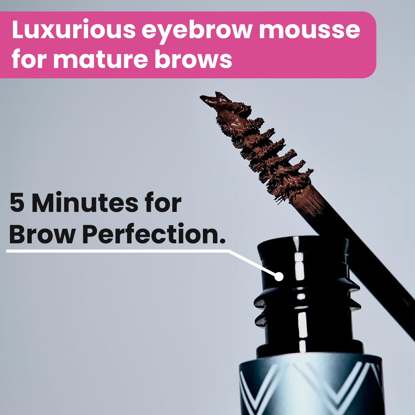 Prime Prometics PrimeBrow Complete growth serum bottle shown, supporting fuller brows over time.